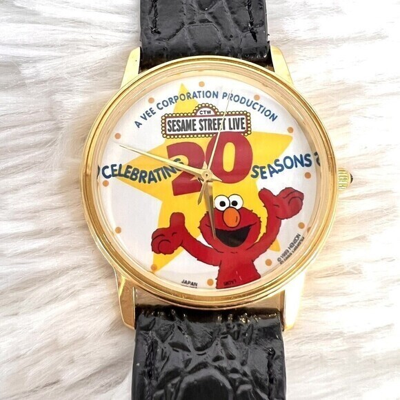 2000 Sesame Street‎ Live 20th Anniversary Watch- Vintage Sesame Street Live Elmo - Picture 3 of 14